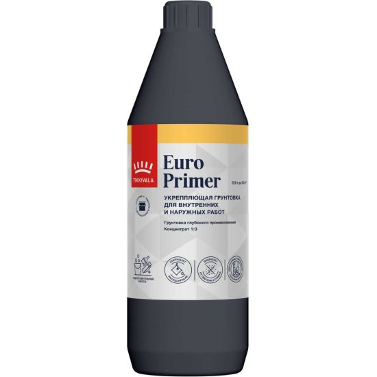 Акрилатная грунтовка Tikkurila EURO PRIMER