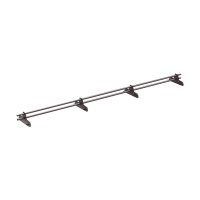 Снегозадержатель трубчатый круглый Вегасток VegaStyle 3 м темно-коричневый RAL 8019