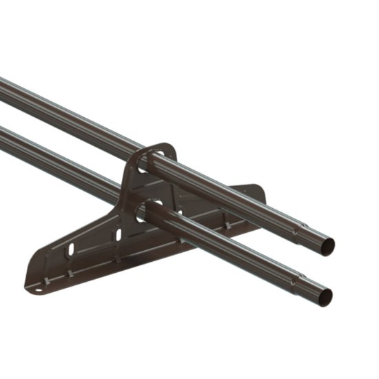 Снегозадержатель трубчатый круглый Вегасток VegaStyle 3 м темно-коричневый RAL 8019