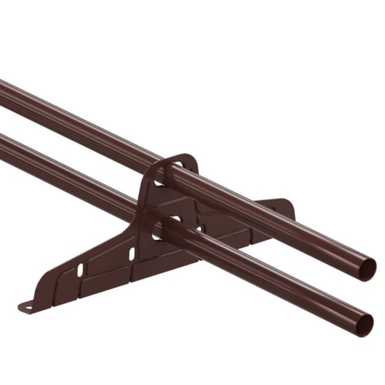 Снегозадержатель трубчатый круглый Вегасток VegaStyle 3 м коричневый RAL 8017