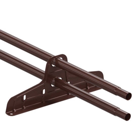 Снегозадержатель трубчатый круглый Вегасток VegaStyle 3 м коричневый RAL 8017