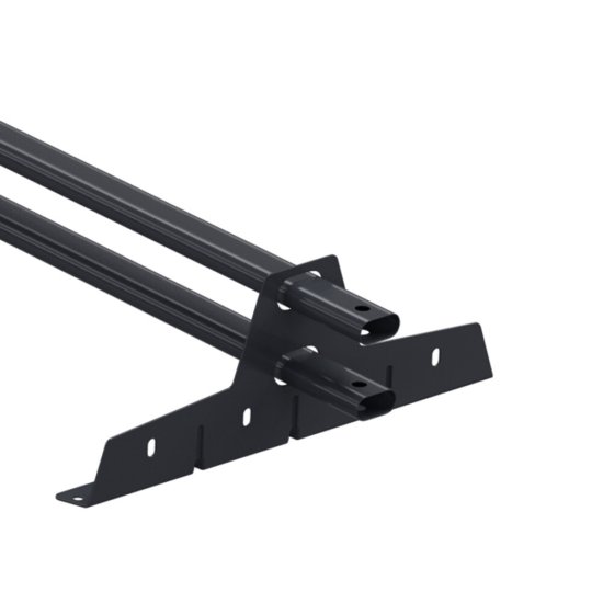 Снегозадержатель трубчатый овальный Вегасток VegaLux 3 м черный янтарь RAL 9005