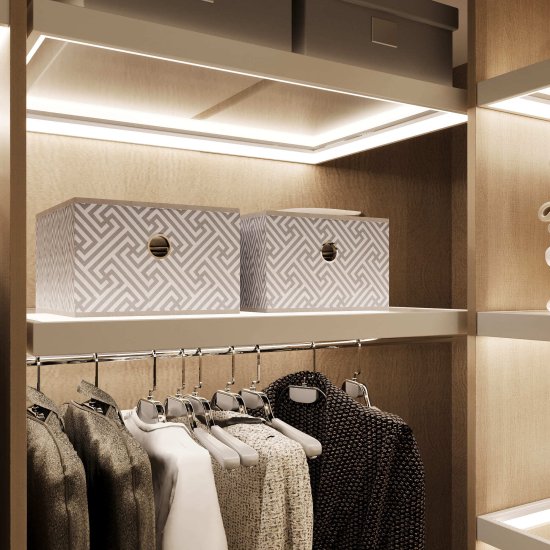 Короб для хранения Орнамент 280х280х180 мм серый