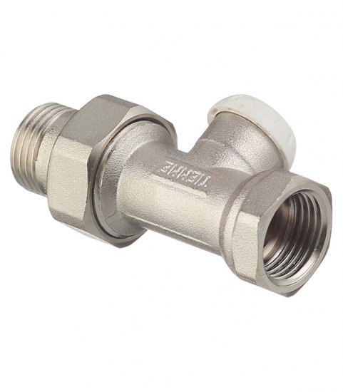 Клапан запорный Tiemme 1/2 НР(ш) х 1/2 ВР(г) для радиатора (3230003)