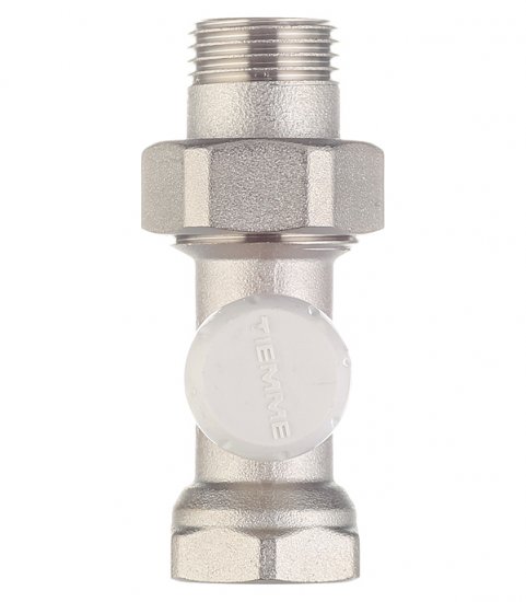 Клапан запорный Tiemme 1/2 НР(ш) х 1/2 ВР(г) для радиатора (3230003)