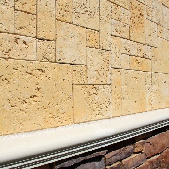 Искусственный камень угловой White Hills Бремар светло-песочный (12 шт.=2,4 пог.м)