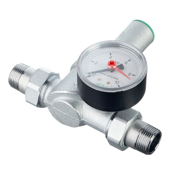 Редуктор давления Far 3/4 НР(ш) мембранный с манометром (FA 2815 34)