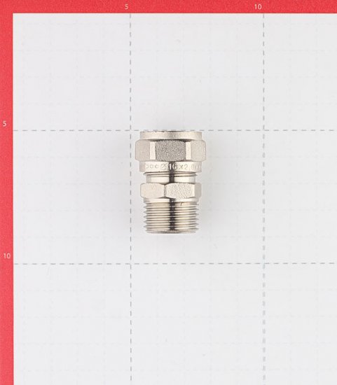 Соединитель прямой VALTEC (VTm.301.N.001604) 16 обж(ц) х 1/2 НР(ш)