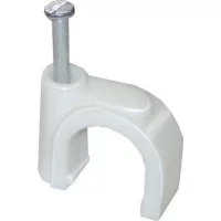Круглая пластиковая скоба IEK USK11-04-100
