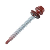 Кровельный саморез swfs 4.8х51 мм RAL-3009 250 шт.