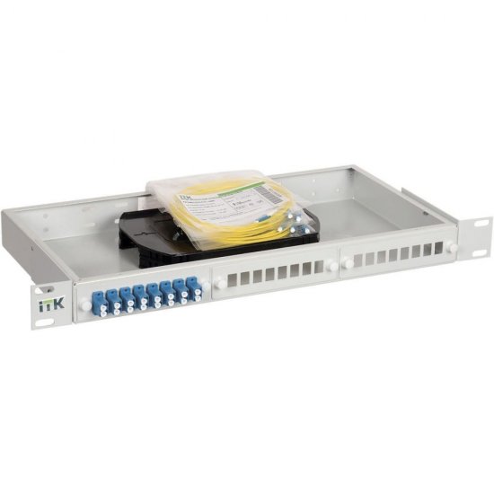 Укомплектованный кросс ITK FOBX24-1U-16LCUD09