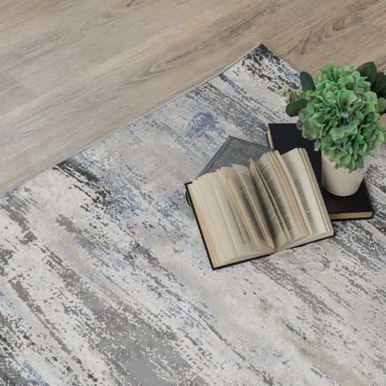 Ковер 1,6х2,3 м прямоугольный Aster бежево-голубой