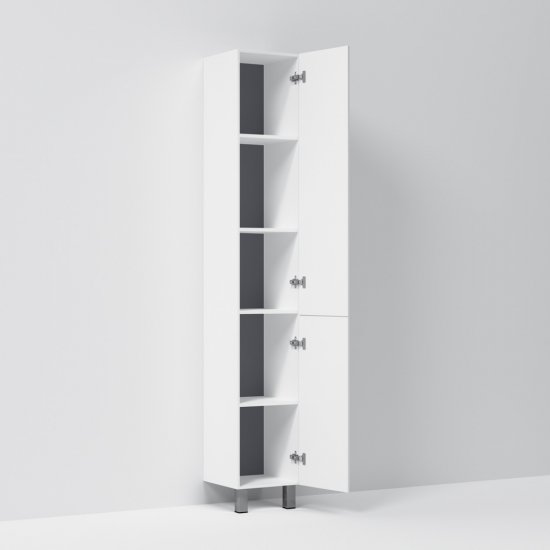 Пенал AM.PM Gem 30 см напольный правый белый глянец