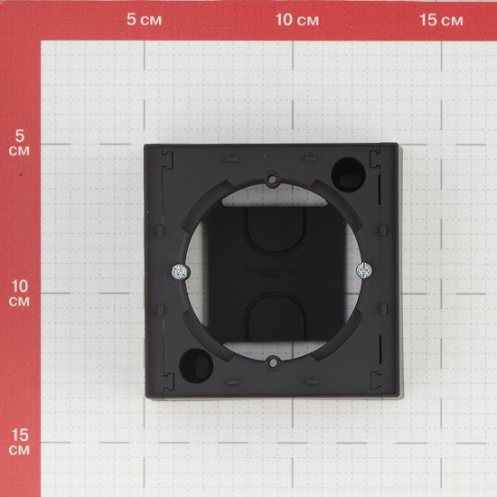 Коробка монтажная Systeme Electric AtlasDesign накладная карбон (ATN001000)