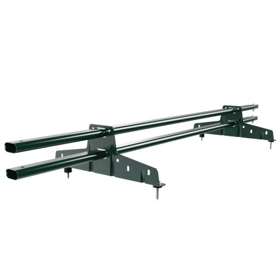 Снегозадержатель трубчатый овальный Borge 1,5 м зеленый RAL 6005