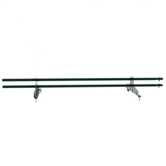 Снегозадержатель трубчатый овальный Borge 1,5 м зеленый RAL 6005