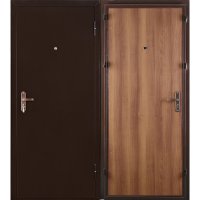 Дверь входная Промет Спец Про правая медный антик - итальянский орех 960х2050 мм
