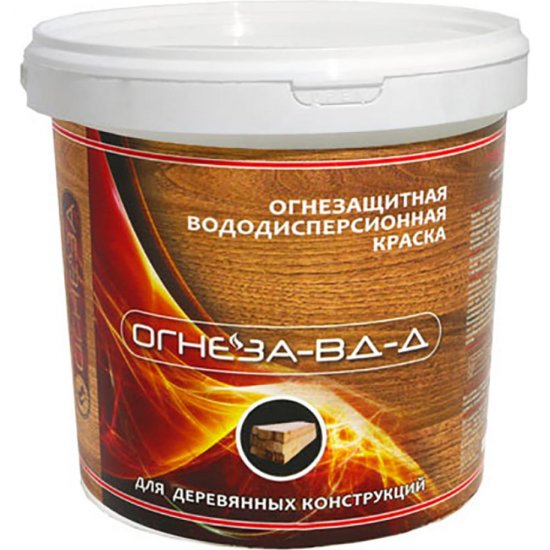 Огнезащитная водно-дисперсионная вспучивающаяся краска для дерева ОГНЕЗА ОГНЕЗА-ВД-Д
