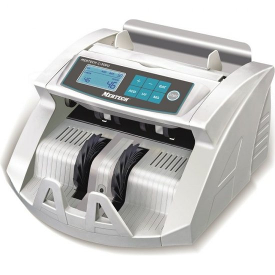 Счетчик банкнот MERTECH C-3000 white
