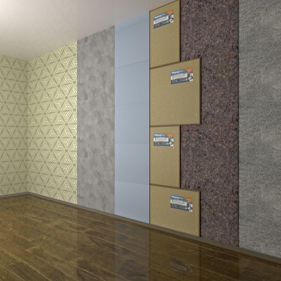 Система звукоизоляции стен PhoneStar Стандарт 14х800х1200 мм без каркаса 10,56 кв.м