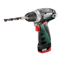 Дрель-шуруповерт аккумуляторная Metabo PowerMaxx BS Basic 12В 2Ач Li-Ion 2 АКБ и ЗУ (600984500)