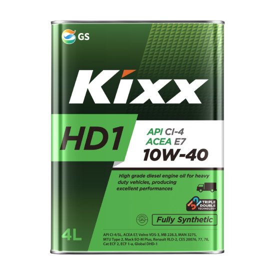 Синтетическое моторное масло KIXX HD1 10W40