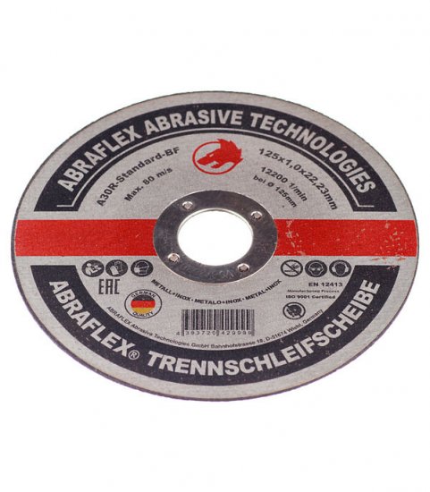 Круг отрезной по металлу Abraflex 125х22х1 мм (А125102223/29999)