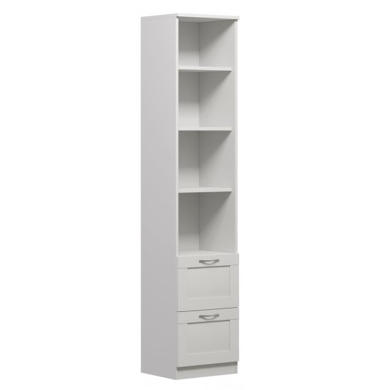 Стеллаж Шведский Стандарт Сириус 392х350х1900 мм 4 полки 2 ящика белый