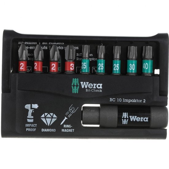Набор насадок и держателей WERA Импактор 8751/67