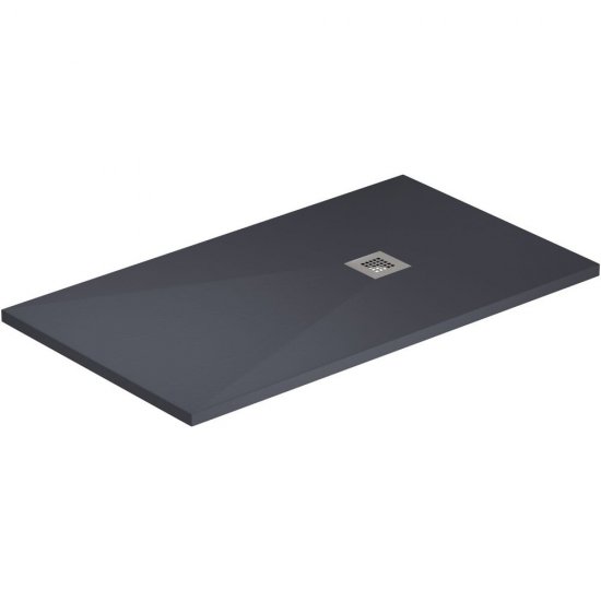 Поддон Allen Brau Priority литьевой мрамор 140х80х3 см прямоугольник антрацит низкий (8.31008-AM)