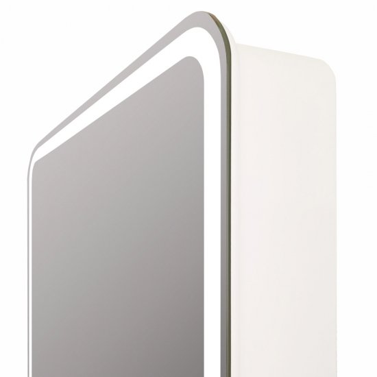 Зеркальный шкаф Continent Elliott 60х80х15 см с подсветкой белый