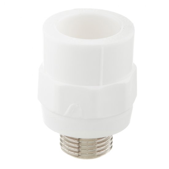 Муфта полипропиленовая Valtec 25 мм х 1/2 НР(ш) (VTp.701.0.02504)