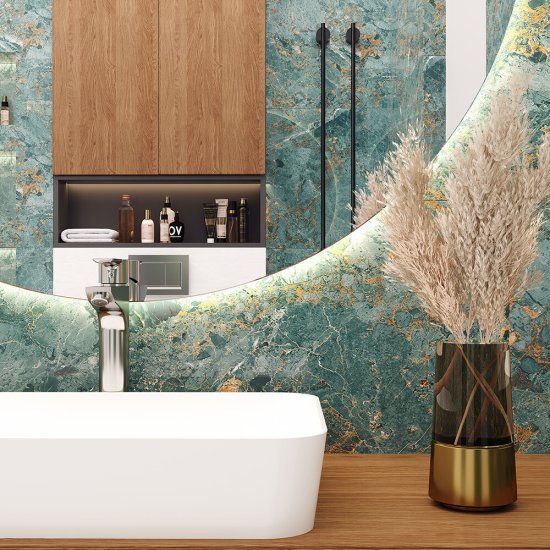 Керамогранит Laparet Maestro Aqua зеленый 1200х600х10 мм (2 шт.=1,44 кв.м)