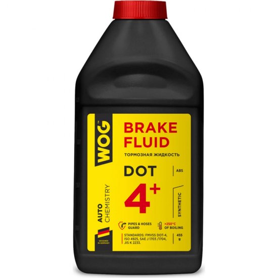 Тормозная жидкость WOG DOT 4+