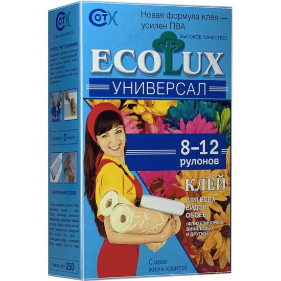 Клей для обоев Ecolux Универсал