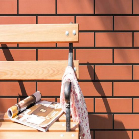 Клинкерная плитка для фасада Cerrad Elewacja gladka (32 шт.= 0,5 кв.м) темно-коричневая 245х65х6,5 мм