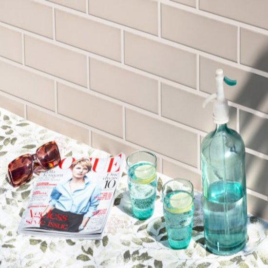 Клинкерная плитка для фасада Cerrad Elewacja gladka (32 шт.= 0,5 кв.м) кремовая 245х65х6,5 мм