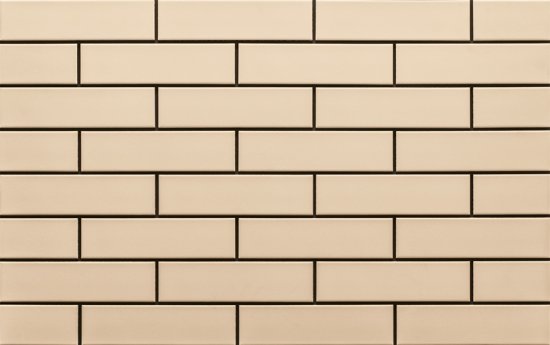Клинкерная плитка для фасада Cerrad Elewacja gladka (32 шт.= 0,5 кв.м) кремовая 245х65х6,5 мм