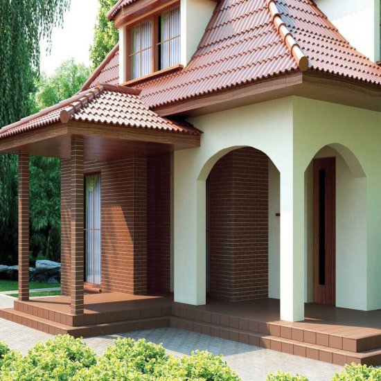 Клинкерная плитка для фасада Cerrad Elewacja gladka (32 шт.= 0,5 кв.м) красная 245х65х6,5 мм