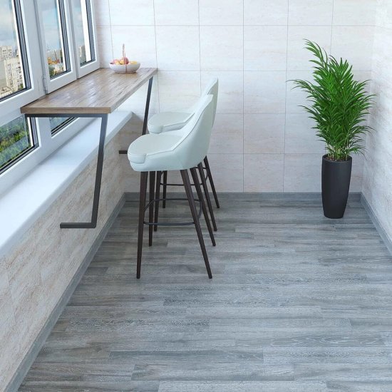 Керамогранит Estima Dream Wood DW03 темно-серый 1200х194х10 мм (7 шт.=1,63 кв.м)