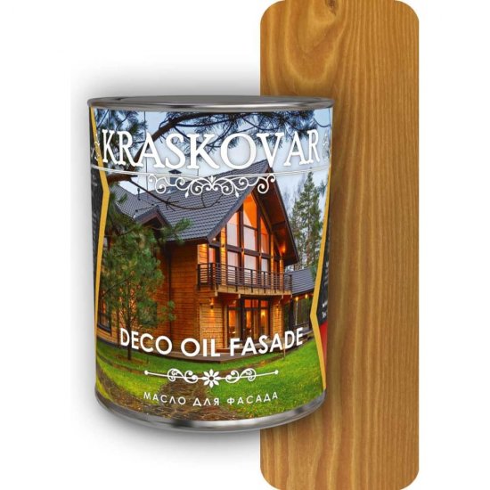 Масло для фасада Kraskovar осенний клен, 0.75 л