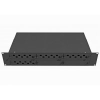 Стоечный оптический кросс TopLan КРС-Top-2U-32FC/ST-BK