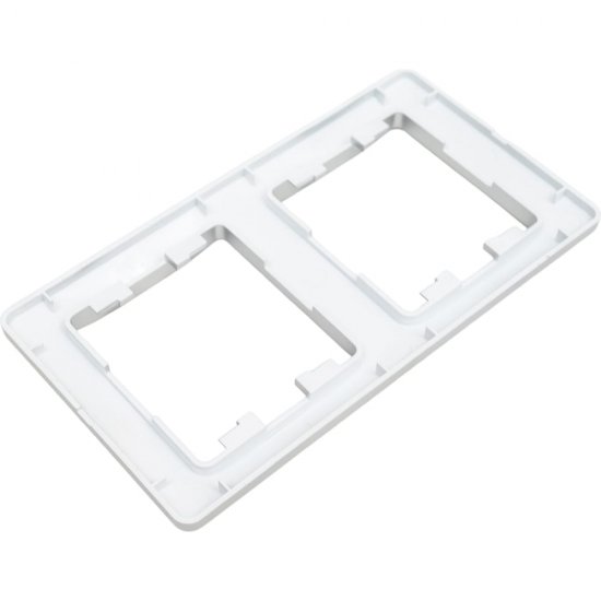 Вертикальная двухместная рамка Systeme Electric GLOSSA