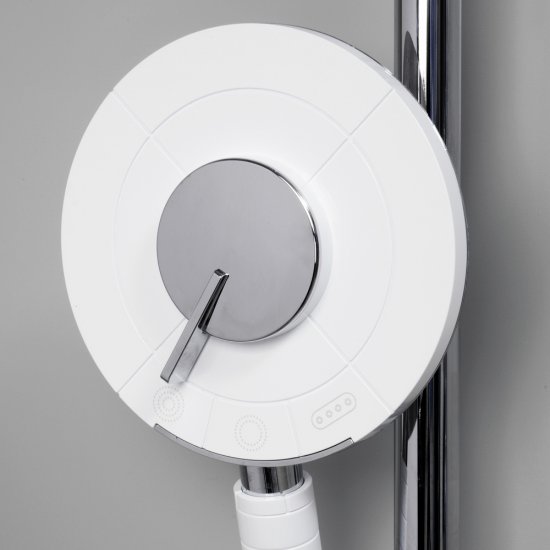 Душевой комплект WasserKraft с лейкой со стойкой хром (A044)