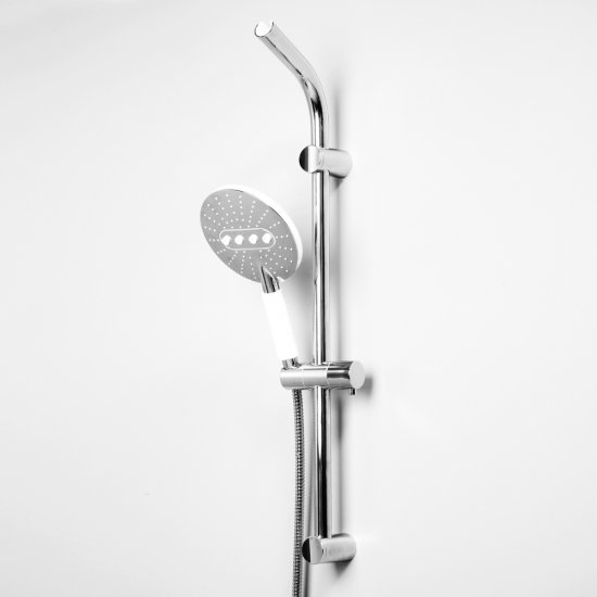 Душевой комплект WasserKraft с лейкой со стойкой хром (A044)