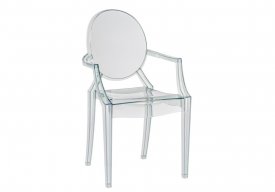 Стул-кресло Luis прозрачный (15441)