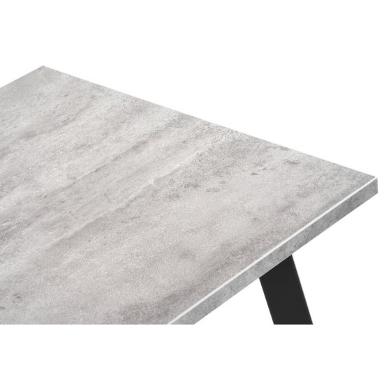 Стол кухонный прямоугольный 1,2х0,6 м бетон Тринити Лофт (489616)