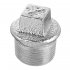 Заглушка Gebo Platinum (290-5V) 3/4 НР(ш) чугунная оцинкованная