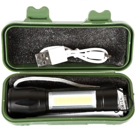 Фонарь ручной Ultraflash E1337 (E1337) светодиодный 2 LED 3 Вт аккумуляторный Li-Ion 400 мАч пластик/алюминий 3 режима