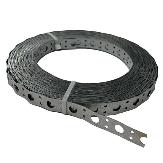 Лента крепежная перфорированная прямая 17х0,5 мм 25 м